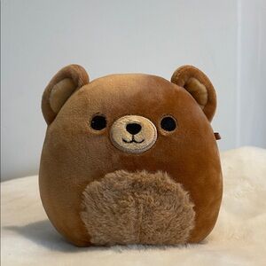 Squishmallows Omar the Brown Bear 5” bum tags only